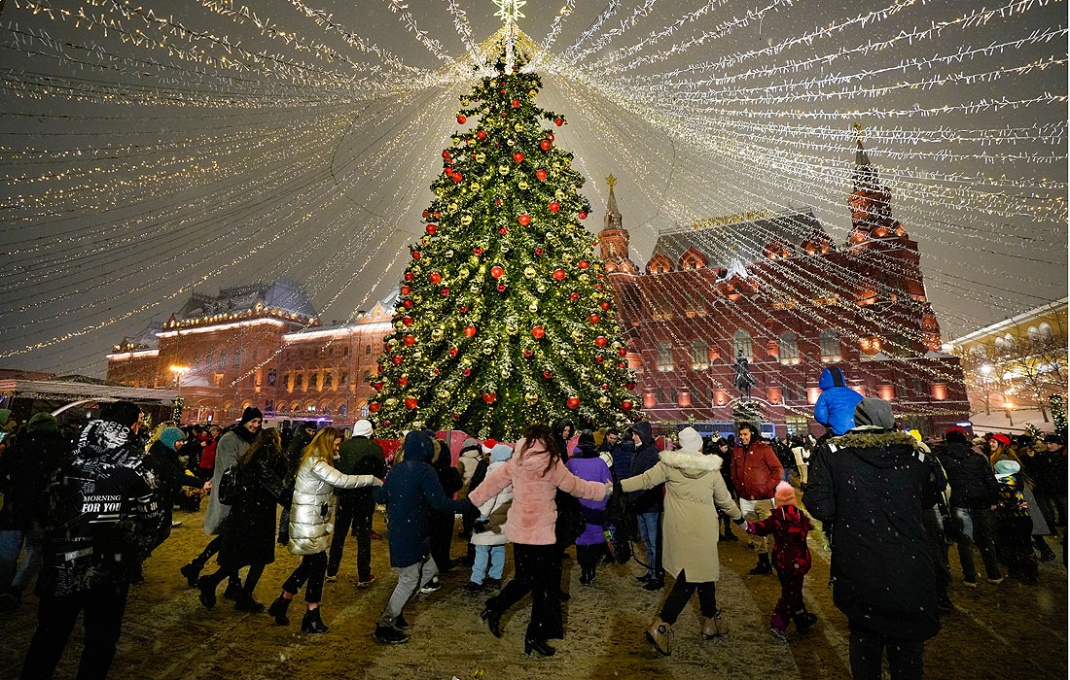 Москва новый год на красной площади